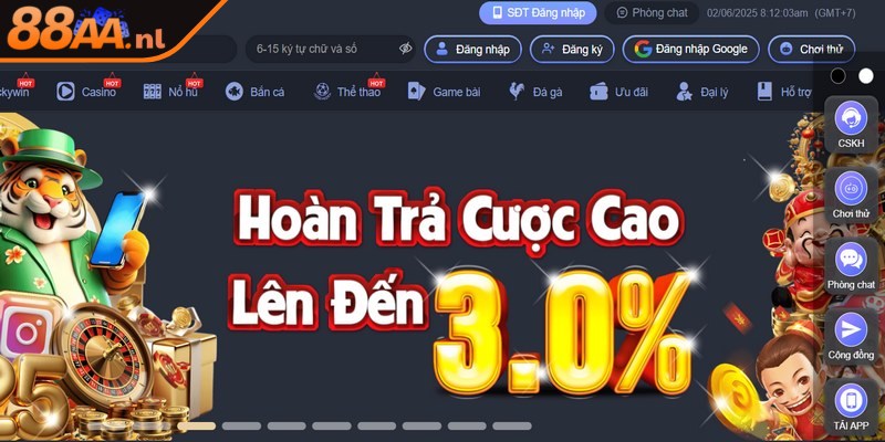 88AA nền tảng giải trí trực tuyến hiện đại được người chơi tin chọn
