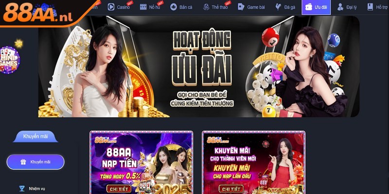 Đăng ký 88AA anh em có cơ hội nhận ngàn phần quà giá trị