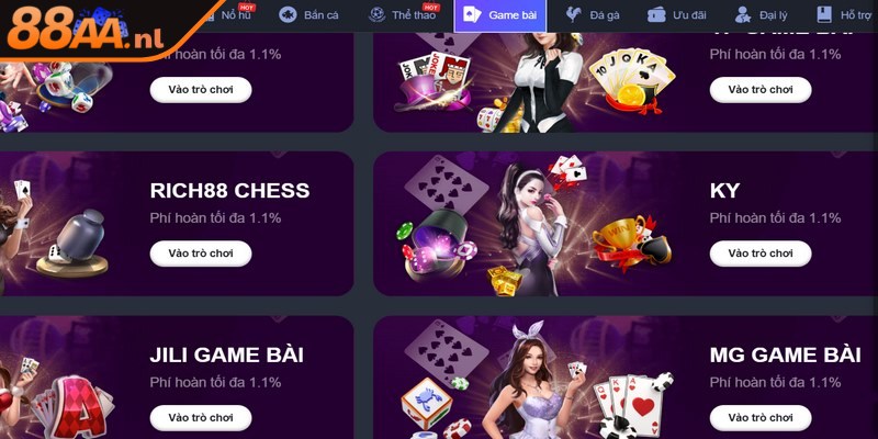 KY ghi dấu ấn khi cung cấp nhiều thể loại trò chơi đa dạng
