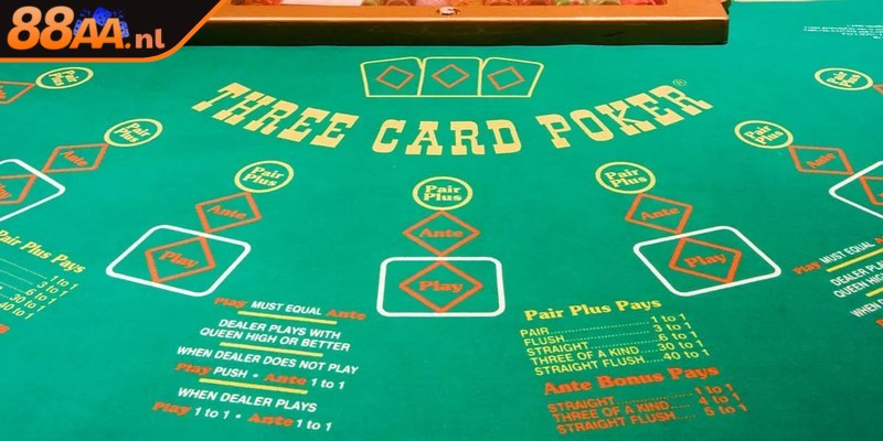 Three Card Poker mang đến những ván cược đầy cạnh tranh
