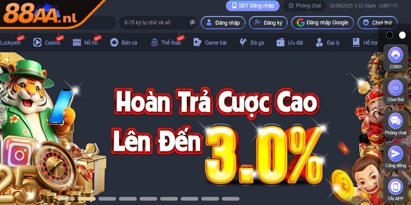 Giới thiệu 88AA đặt mục tiêu trở thành sân cược hàng đầu
