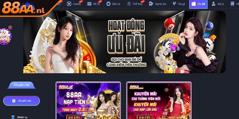 Nắm vững điều kiện khuyến mãi 88AA nhận thưởng thành công